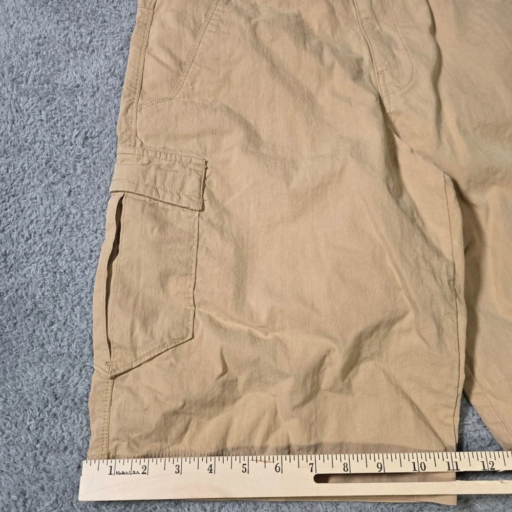 The North Face Mens 30 Cargo Shorts Tan Cotton Nylon Hiking Utility AJDQ